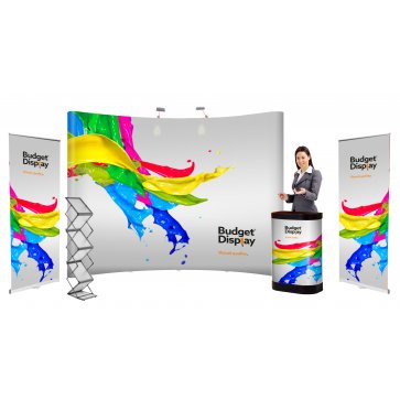 Compleet Beurspakket met Folderhouder en Roll up Banners