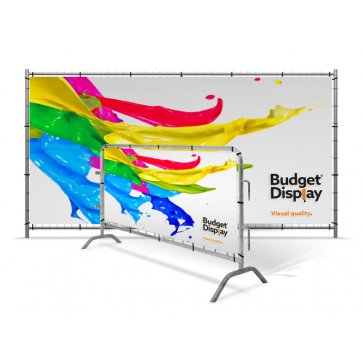 bouwhek en franghekbanners met een prachtige print en weersbestendig materiaal