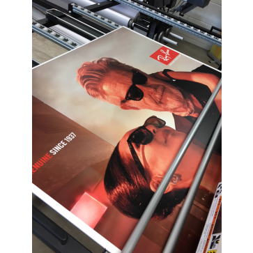 Borden geprint voor Brilservice Nederland