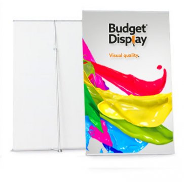 Mini L banner tafeldisplay