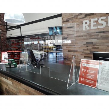 Plexiglas preventie scherm