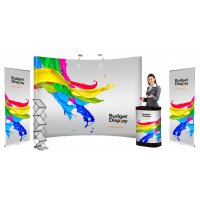 Compleet Beurspakket met Folderhouder en Roll up Banners