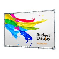 Spandoek in Frame in elke maat te verkrijgen